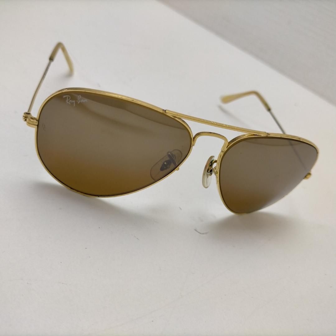 USA製　レイバン サングラス ボシュロム サングラス アビエーター ゴールド Ray-Ban - Ray-Ban レイバン ヴィンテージ ボシュロム
