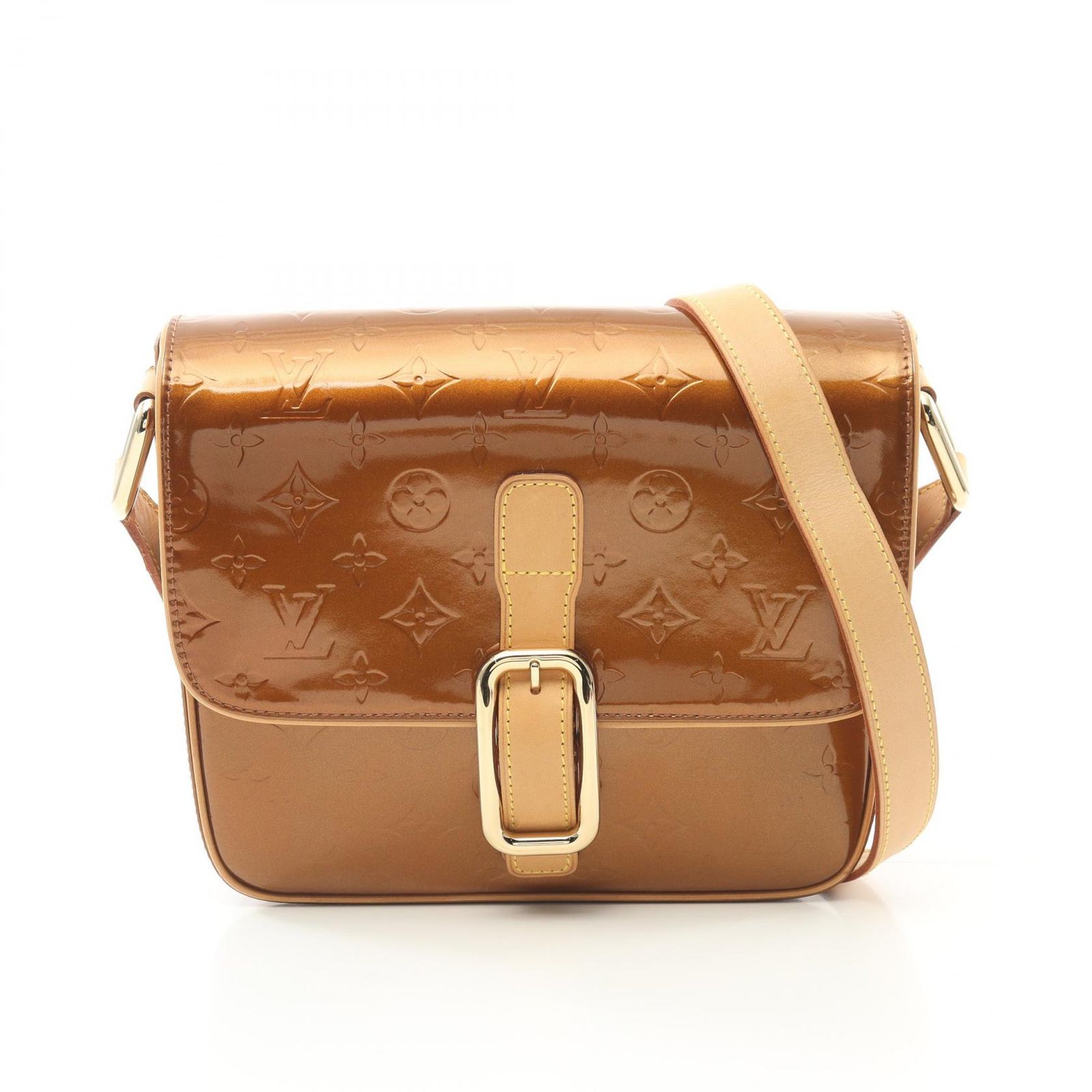 ルイ ヴィトン LOUIS VUITTON ショルダーバッグ クリスティGM M91107 ブロンズ レザー クリスティGM レディース Used A