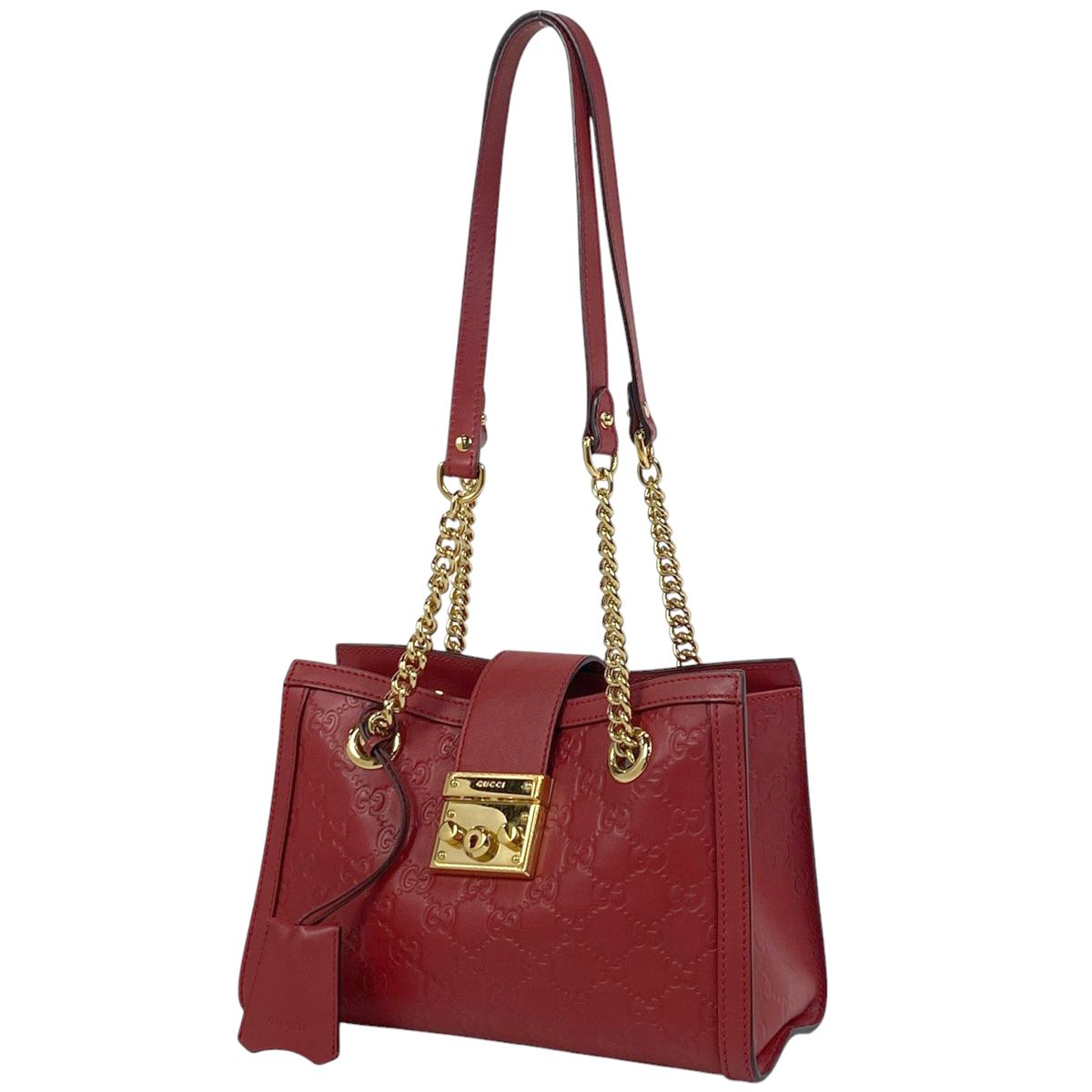 GUCCI パドロックグッチシマハンドバッグ