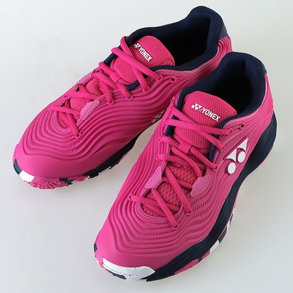 新品未使用】(123)ローズピンク ヨネックス テニス シューズ オムニ