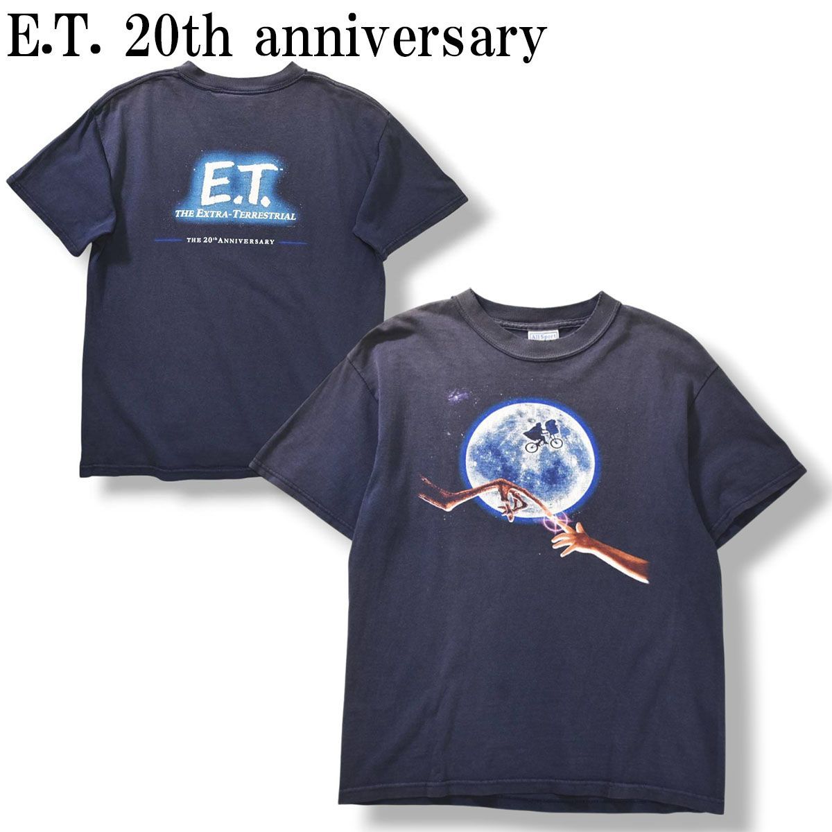 【E.T.｜イーティー】美品 スウェット ムービー ©︎ 映画 セール】[MOVIE SWEAT/ムービースウェット] 別注 E.T. バック