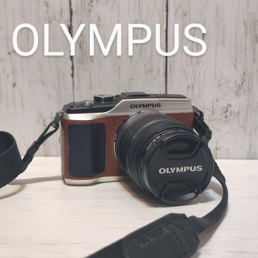 【良品】OLYMPUS  pen E-PL2 オリンパス ペン ミラーレス 一眼 カメラ デジタル写真 カスタム セピア フィルムカメラ風 デジカメ レトロ オールドデジカメ クラシック