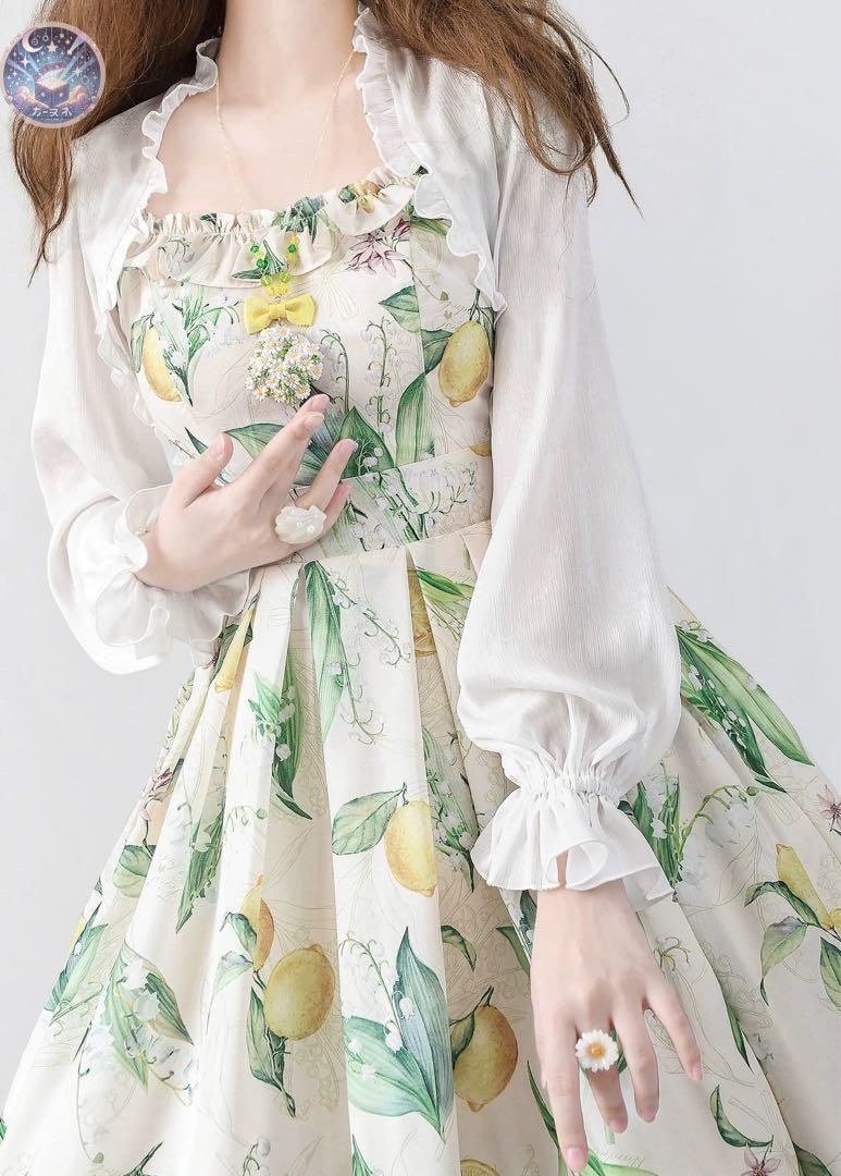 クラシカルロリータ風シンプルワンピース 普段着やデートに最適