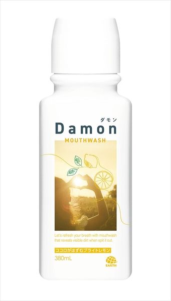 まとめ買い-24点セット ダモン ブライトレモン ３８０ｍＬ アース製薬 マウスウォッシュ
