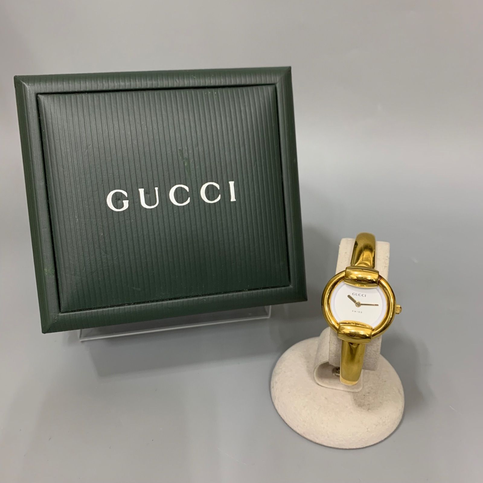 新品電池交換済み】GUCCI グッチ 1400L バングルウォッチ