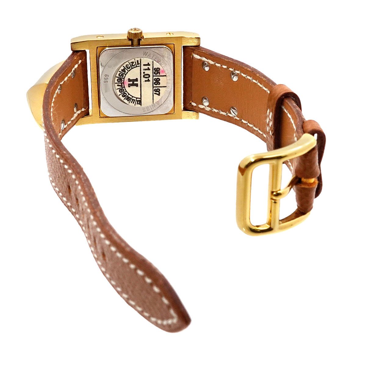 エルメス HERMES メドール ヴィンテージ レディース 腕時計 ピラミッド