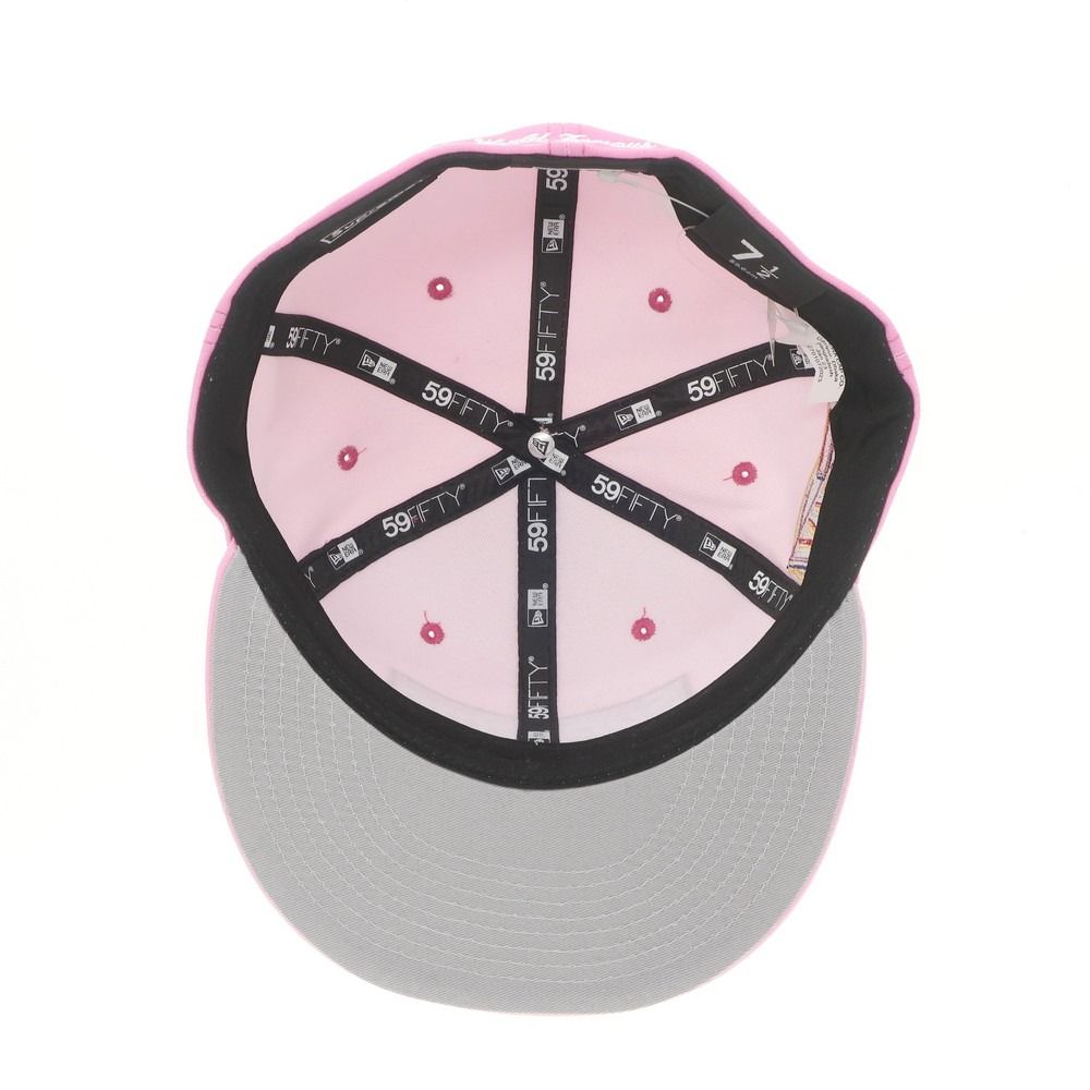 シュプリーム Supreme 2023年春夏 Gradient Box Logo New Era ポリエステル ベースボールキャップ 帽子 ピンク【サイズ7 1/2】【メンズ】
