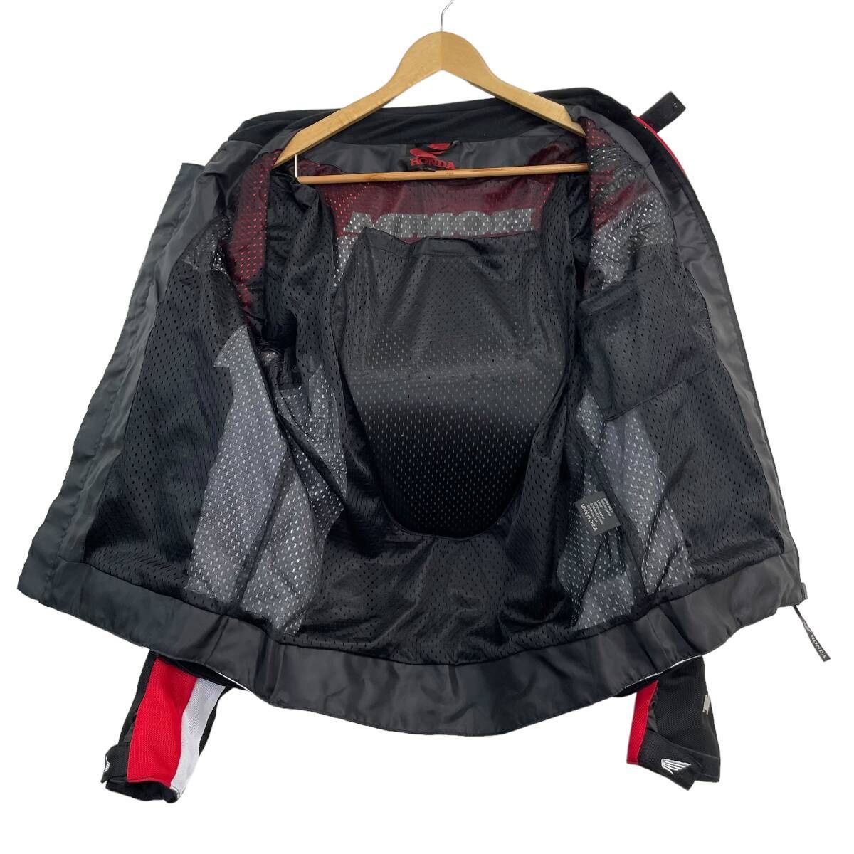 美品】 HONDA ホンダ HRC メッシュジャケット SHOEIワッペン 赤・黒系