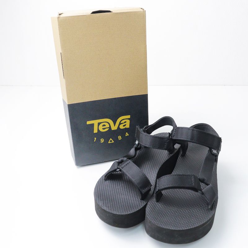 teva 厚底サンダル 24cm - 靴