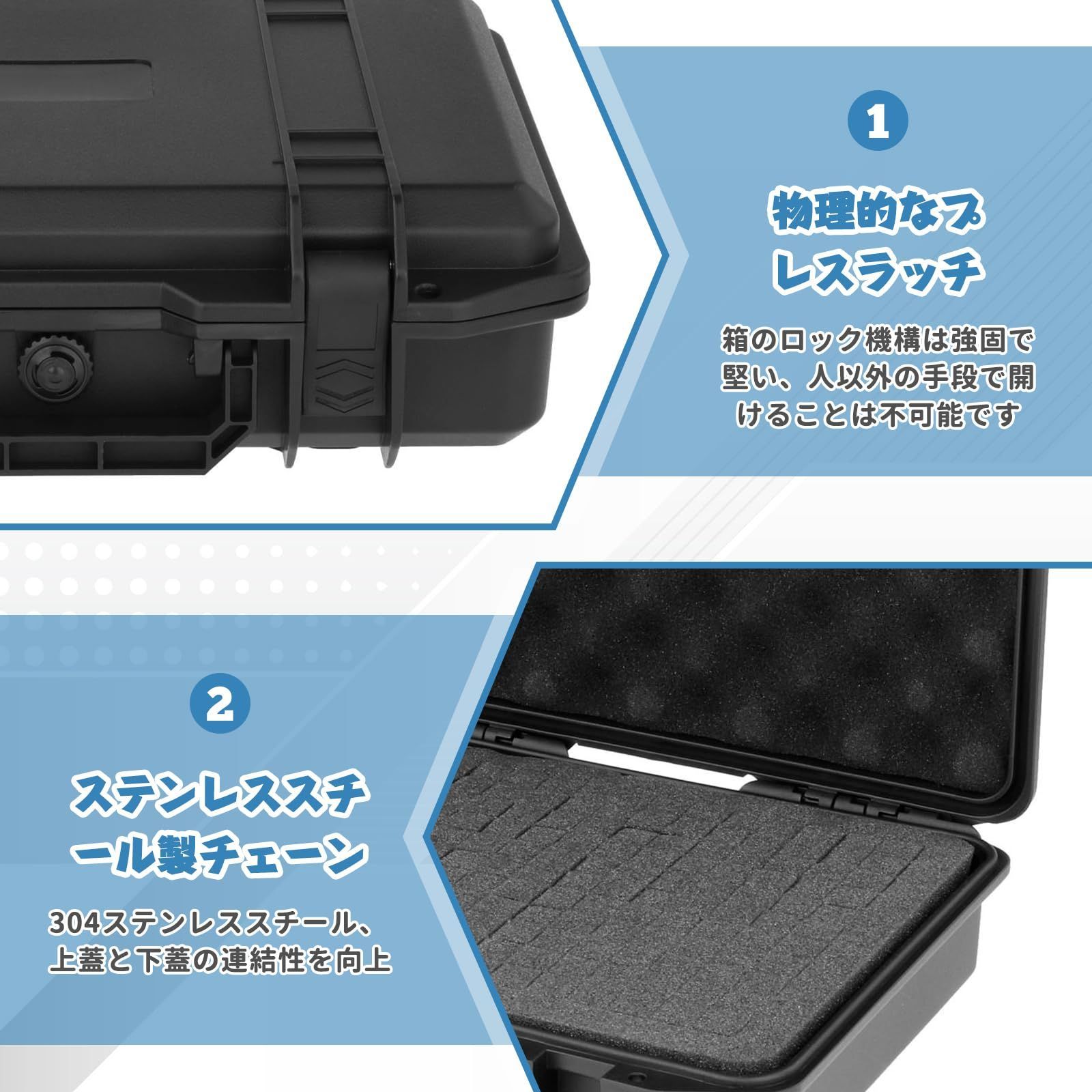 特価商品】30cm×24cm×8.5cm 楽器用 アウトドア ポータブル ハード