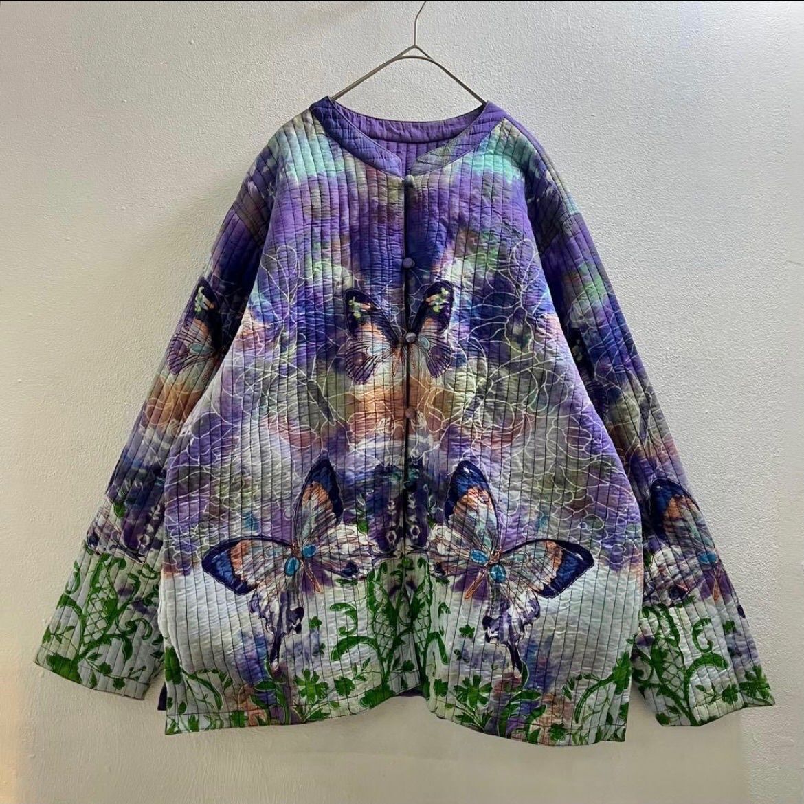 USA 00s ヴィンテージ アメリカ ジャケット ブルゾン キルティング 蝶