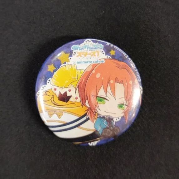 あんスタ 月永レオ アニメイトカフェ 缶バッジ - メルカリ