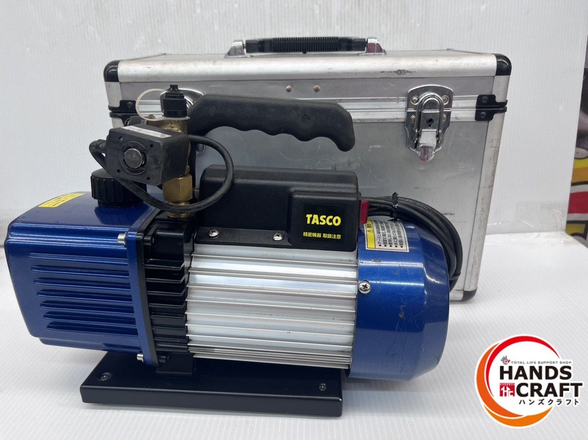 タスコ TASCO 真空ポンプ TA150XB 100V オイル逆流防止弁付 品
