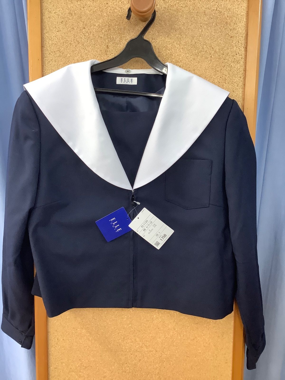 カンコー ELLEセーラー服 175B体 紺色 前ファスナー