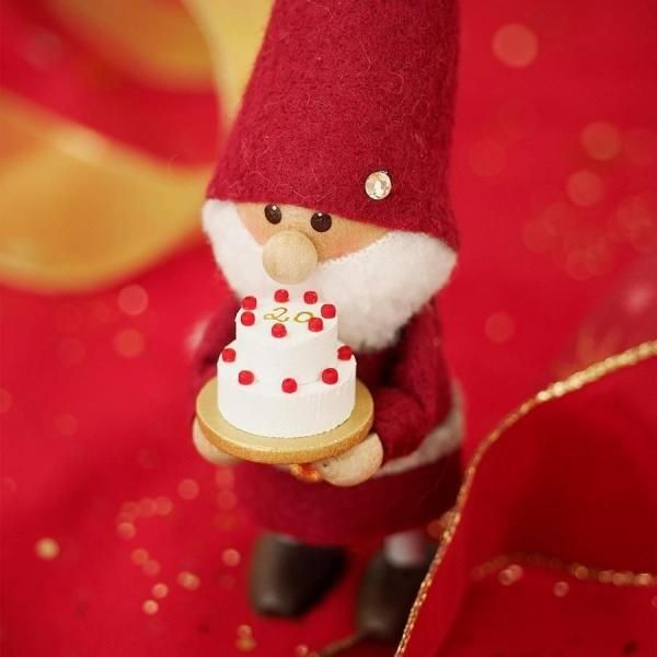 ケーキを持ったサンタ 20th Celebration NORDIKA nisse ノルディカ