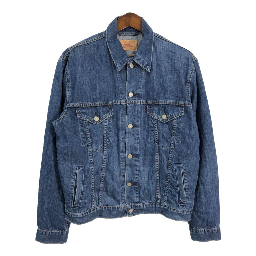Levi's リーバイス 72510 デニム トラッカージャケット ブルー (メンズ L) 中古 古着 R0589