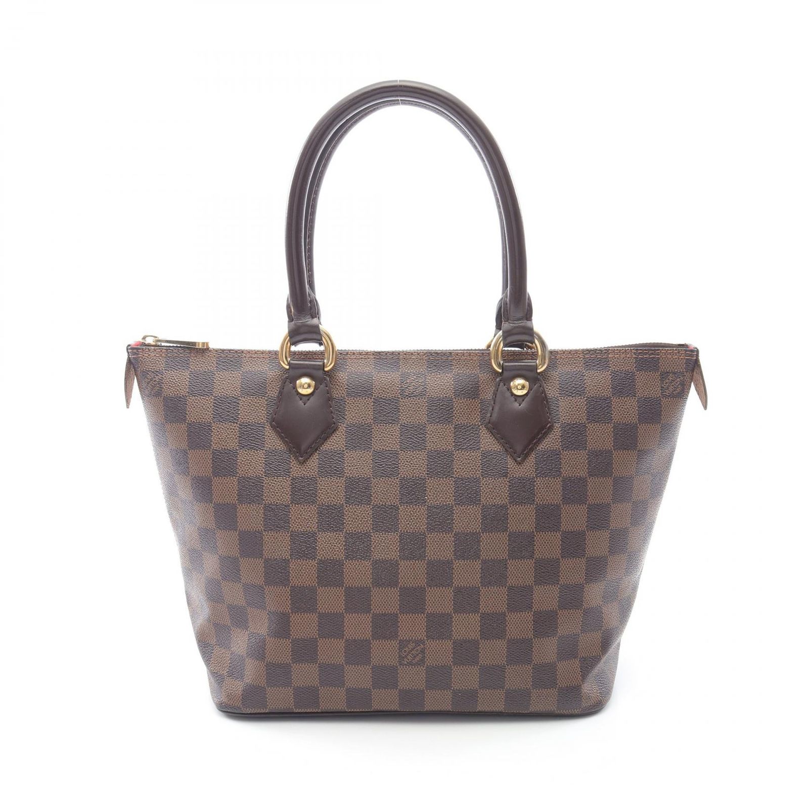 ルイ ヴィトン LOUIS VUITTON トートバッグ サレヤPM ダミエエベヌ N51183 PVCコーティングキャンバス レザー サレヤPM レディース Used B