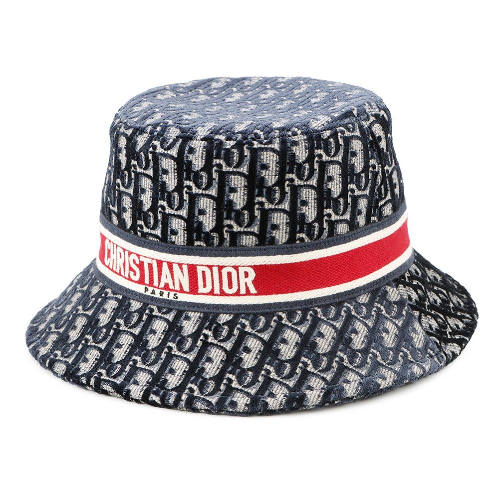 クリスチャン ディオール ハット オブリーク トロッター ベロア サイズ58 Christian Dior 帽子