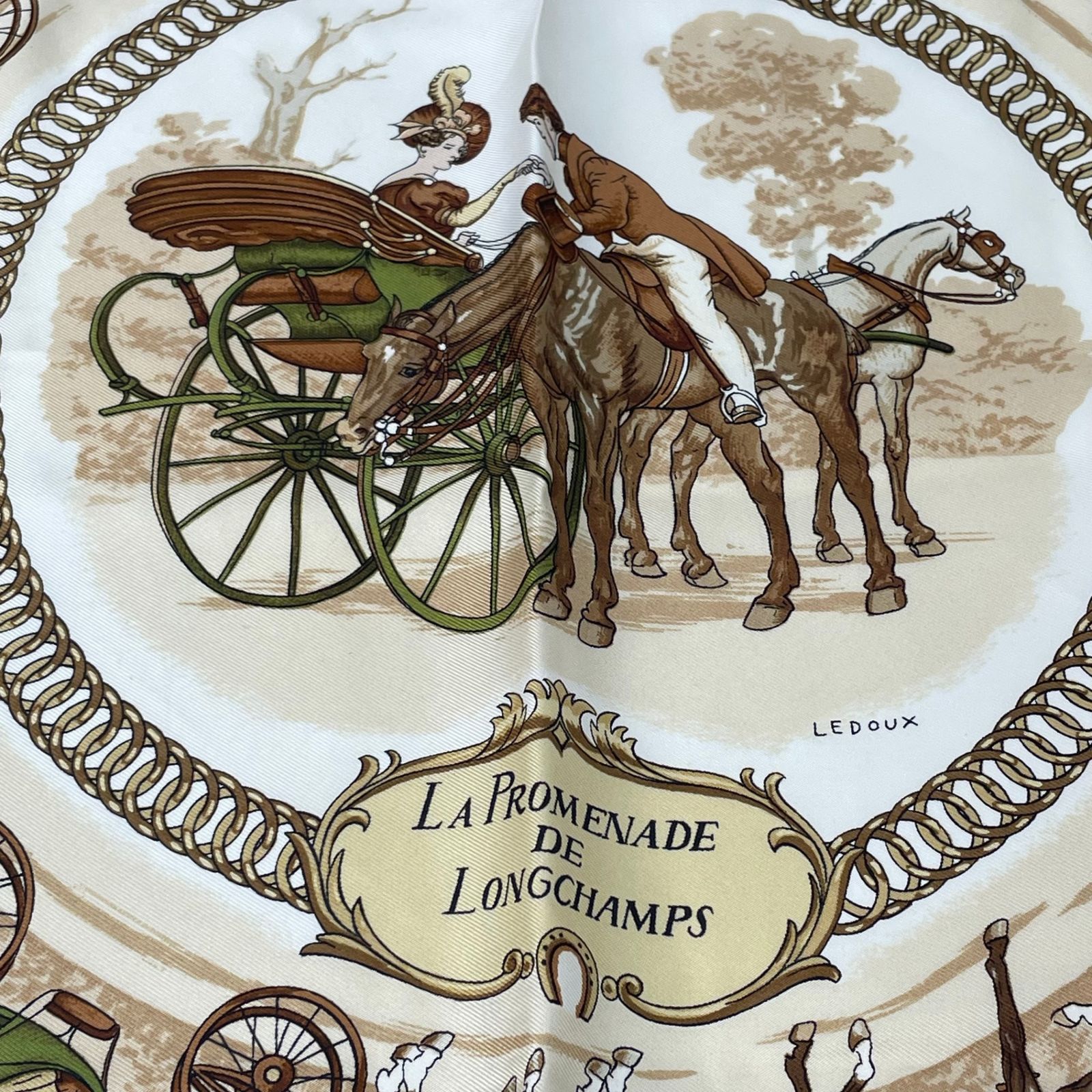 未開封 HERMES ラ・プロムナード・ドゥ・ロンシャン カレ 90 未開封