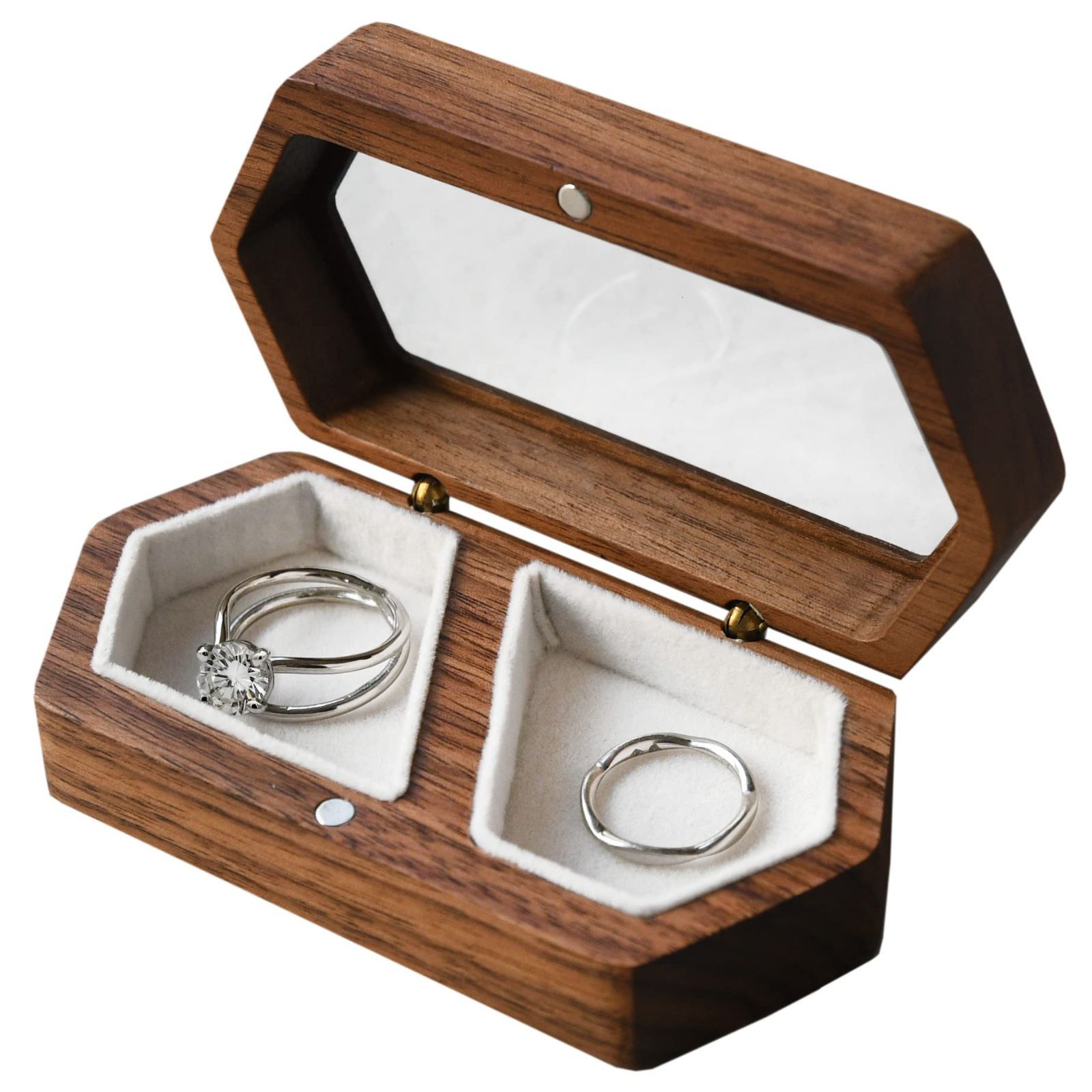 THE ORSOL リングケース 指輪ケース ピアスケース ジュエリー収納 木製