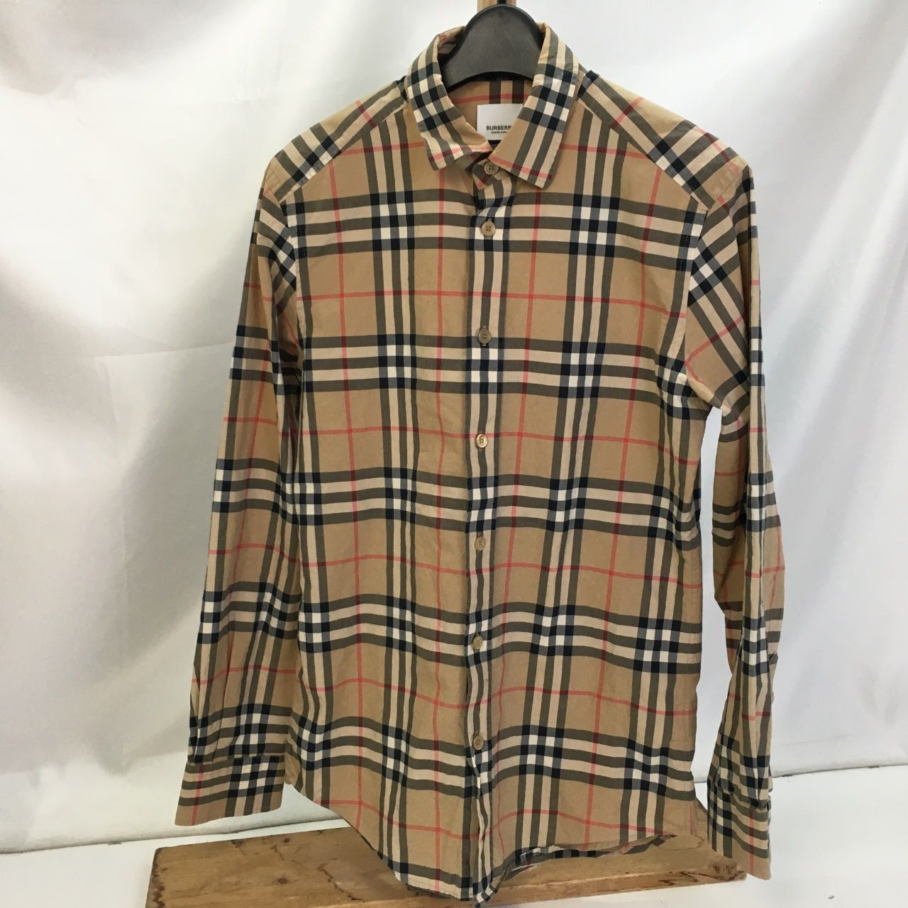 美品】BURBERRY バーバリー 長袖シャツ ノバチェック 極美品 M