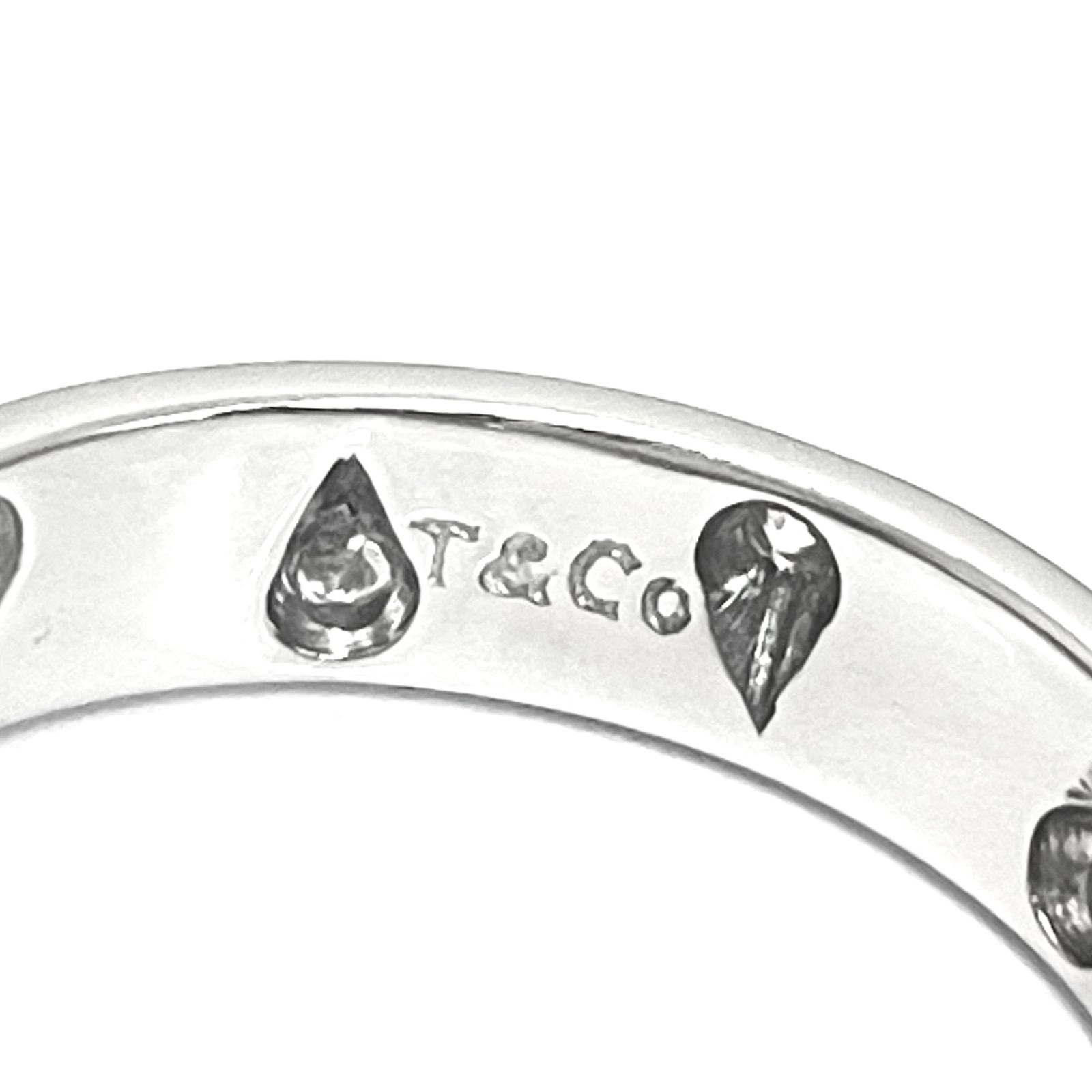 TIFFANY&Co./ティファニー ドッツ ダイヤリング Pt950 10号