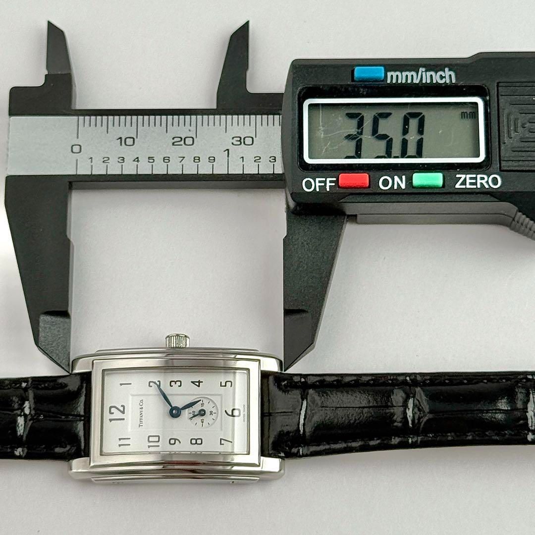 ティファニー グランド スモールセコンド 新品ベルト 新品電池