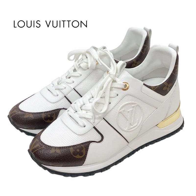 ルイヴィトン LOUIS VUITTON ランアウェイライン スニーカー 靴 ...