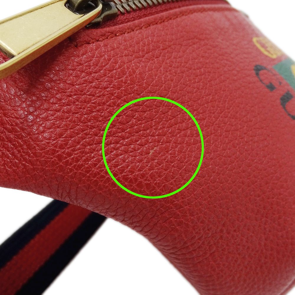 【美品】GUCCI レッド ボディバッグ 美品 GUCCI グッチ ショルダーバッグ クロスボディ シェリー