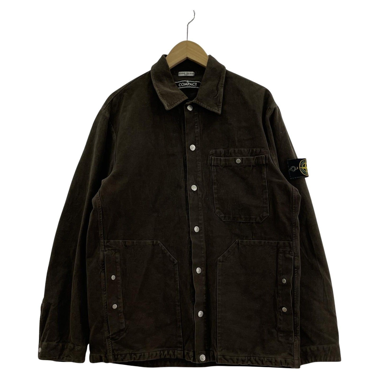 STONE ISLAND　COMPACT ジャケット　ブラウン　M