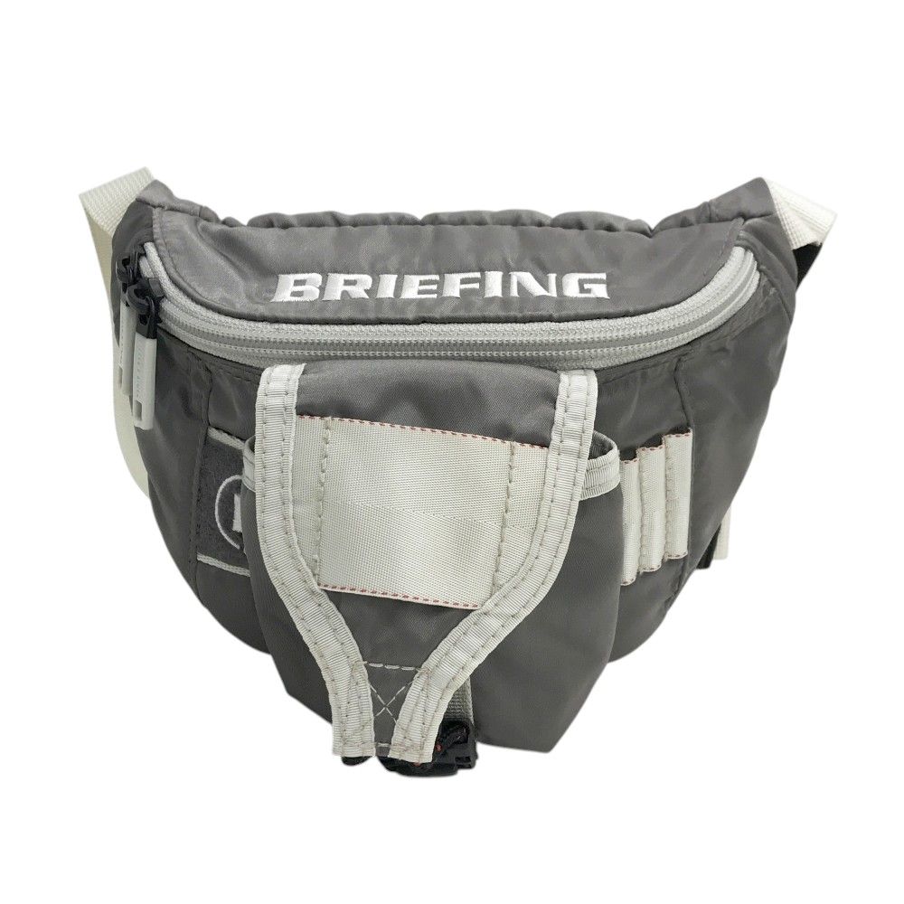 BRIEFING GOLF ブリーフィング ウエストポーチ グレー系 [240101511419 
