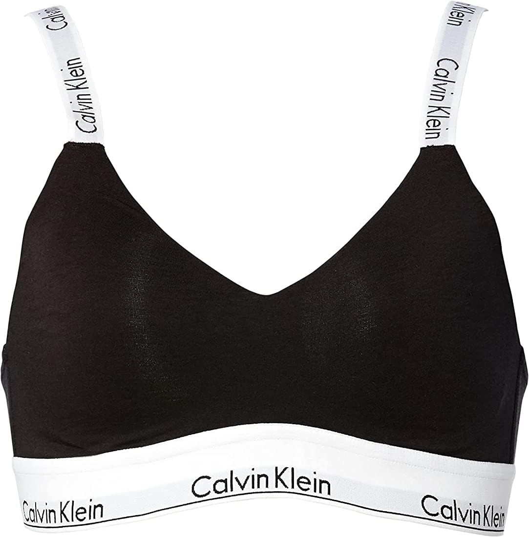 カルバンクライン ブラレット MODERN COTTON ck レディース ブラジャー M ブラック 並行輸入品