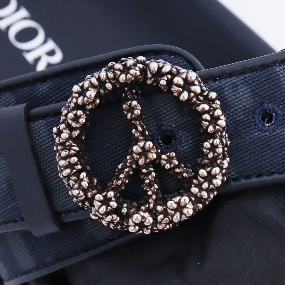 【Denim Tears x Dior】アクアサンダルOblique And Peace Sign Buy Denim Tears x Dior Aqua Sandal 'Dior Tears - Peace Sign