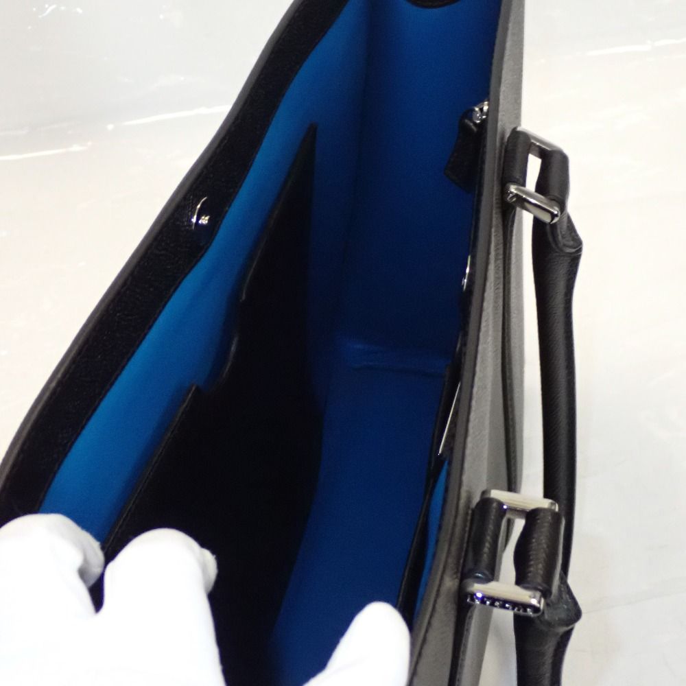 Th976631 ブリーフケース ブルガリ マン 37625ブラック×ブルー Th976631 ブリーフケース ブルガリ マン 37625ブラック×ブルー