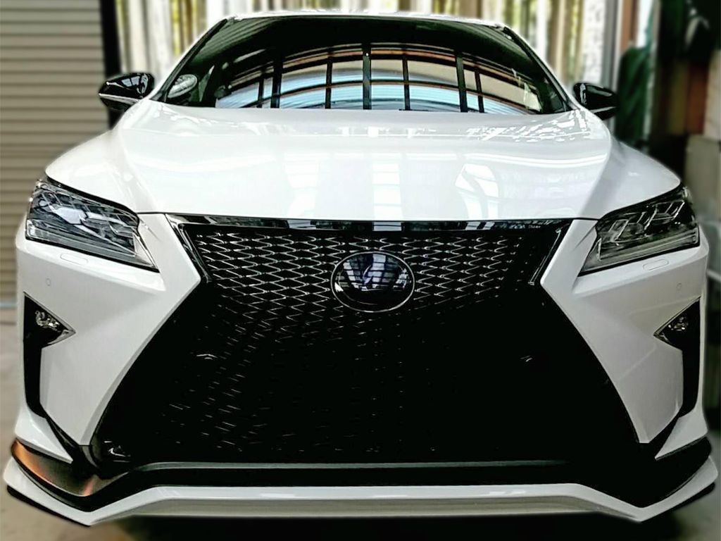 Tint+カット済み エンブレム スモークフィルム レクサスRX 20系(スモーク20％ 前後セット) RX200t/RX350/RX450h AGL20W/GGL20W/GYL20W型