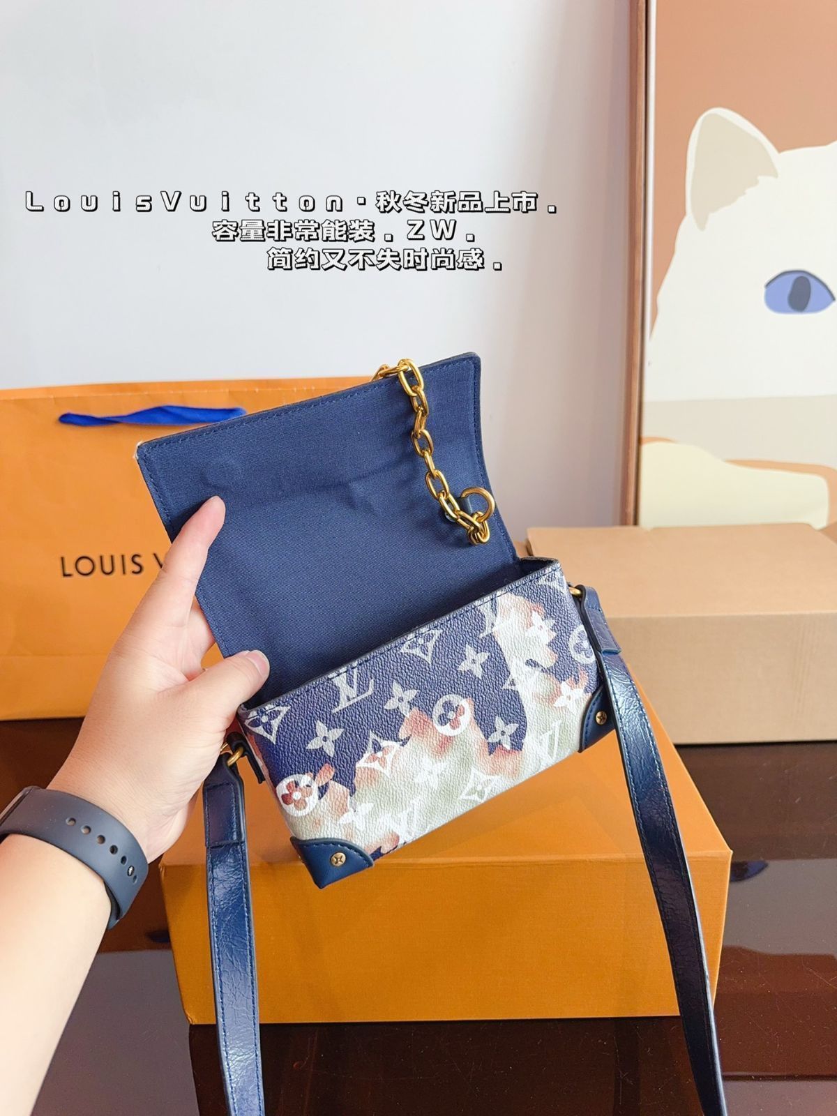 LVSoft trunk男女兼用、ハンドバッグケースバッグ、ショルダー