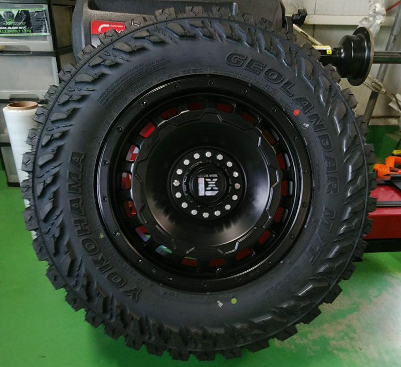 プラド ハイラックス サーフ FJ H3 LEXXEL SwaGGer ヨコハマ ジオランダー MT G003 265/70R17 265/65R17  タイヤホイール 17インチ 新品4本セット - メルカリ