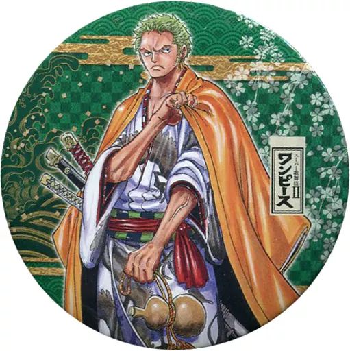 ゾロ　原作缶バッジ　歌舞伎　ONE PIECE ロロノア ONE PIECE』コレクション缶バッジ“HEROES