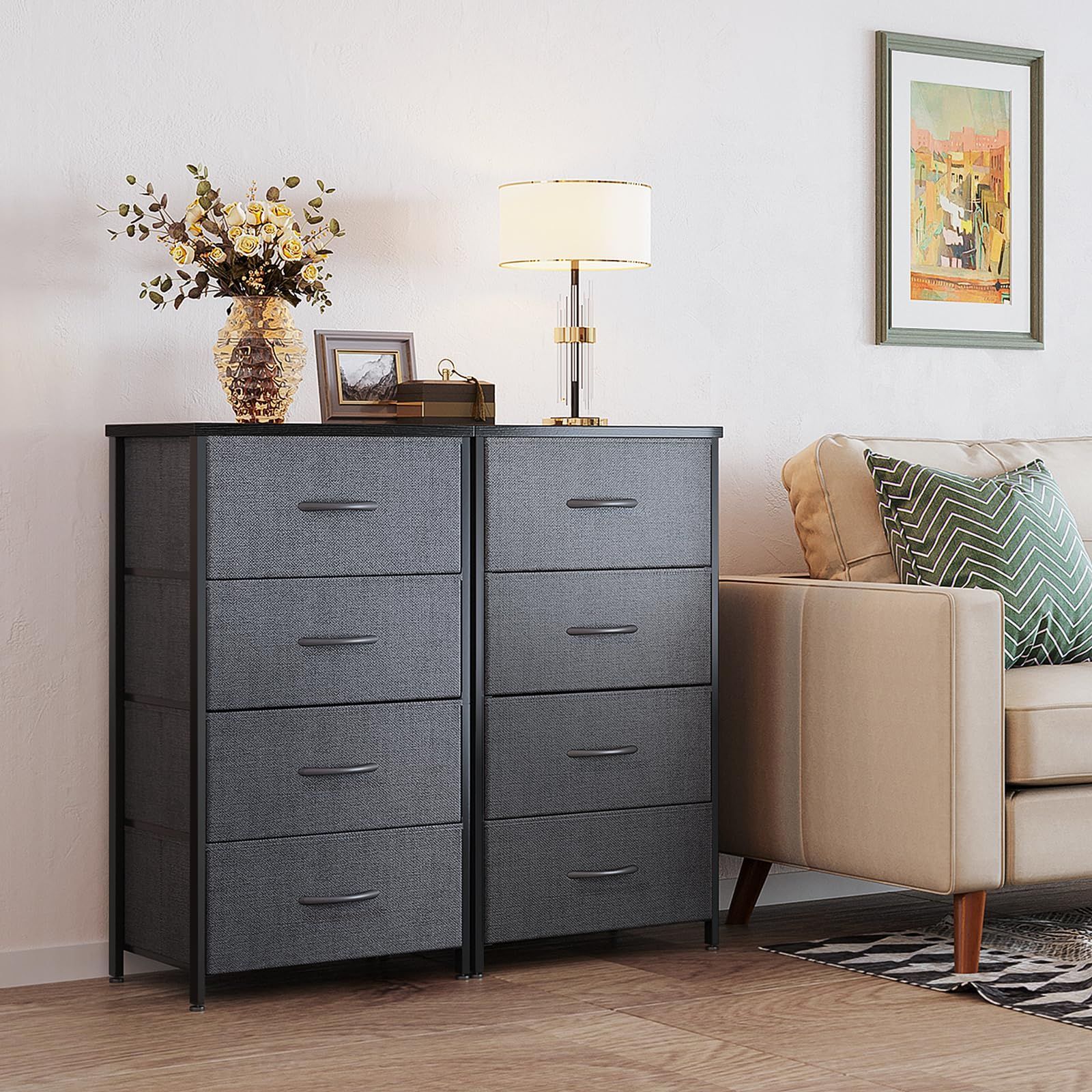 チェスト タンス 収納チェスト リビング 収納 洋服収納 大容量 4