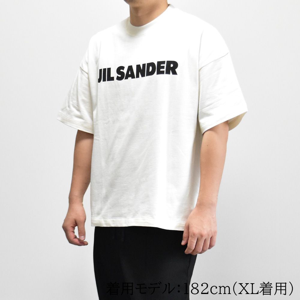 ジルサンダー Tシャツ ロゴ オーバーサイズ ヘビーウェイト メンズ