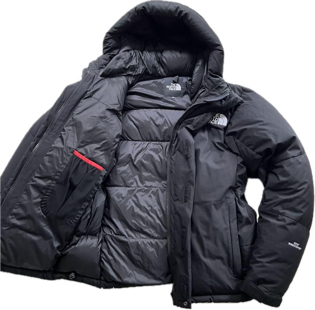 【肉厚】THE NORTH FACE ザノースフェイス バルトロライトジャケット 黒 大きいサイズ XL メンズ ダウン 刺繍ロゴ WS 防風 タウンユース