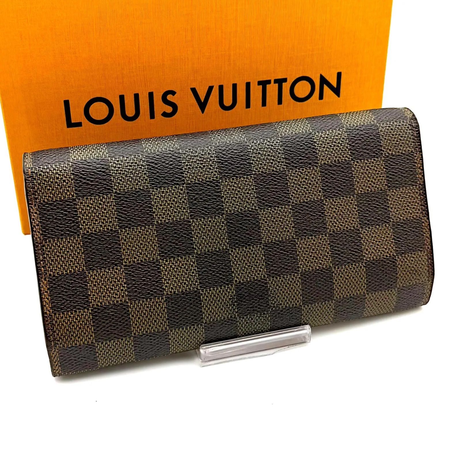 ルイヴィトン ダミエ 三つ折り財布 ポルトトレゾール