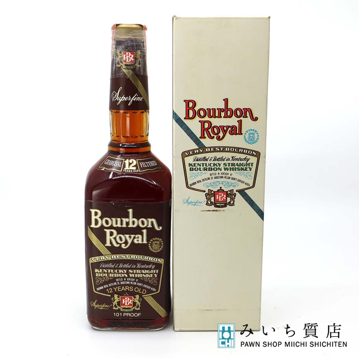 未開栓 お酒 ウィスキー バーボンロイヤル 12年 750ml 47度 23k392-1