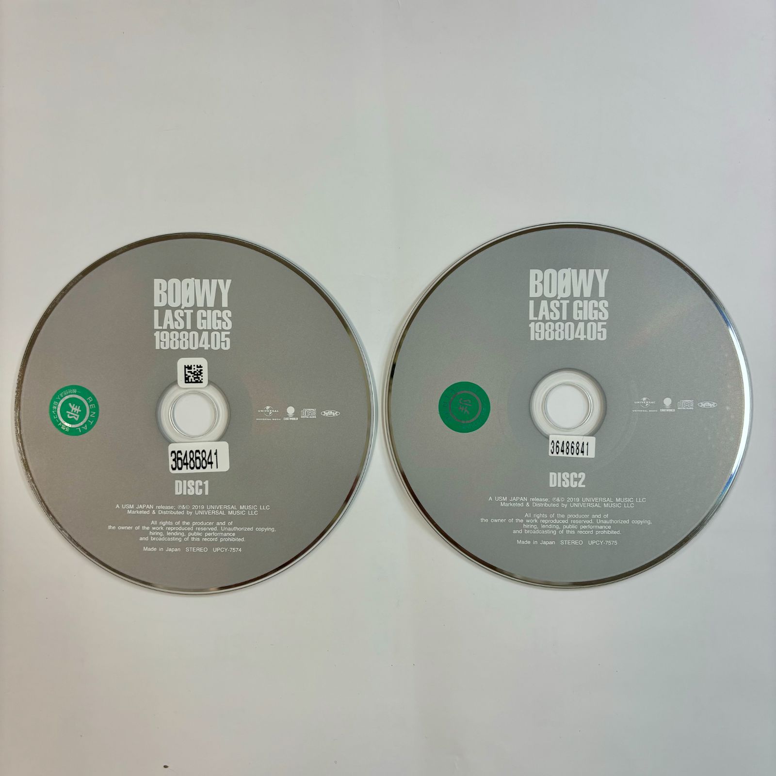 LAST GIGS 19880405／BOΦWY 2枚組 - メルカリ