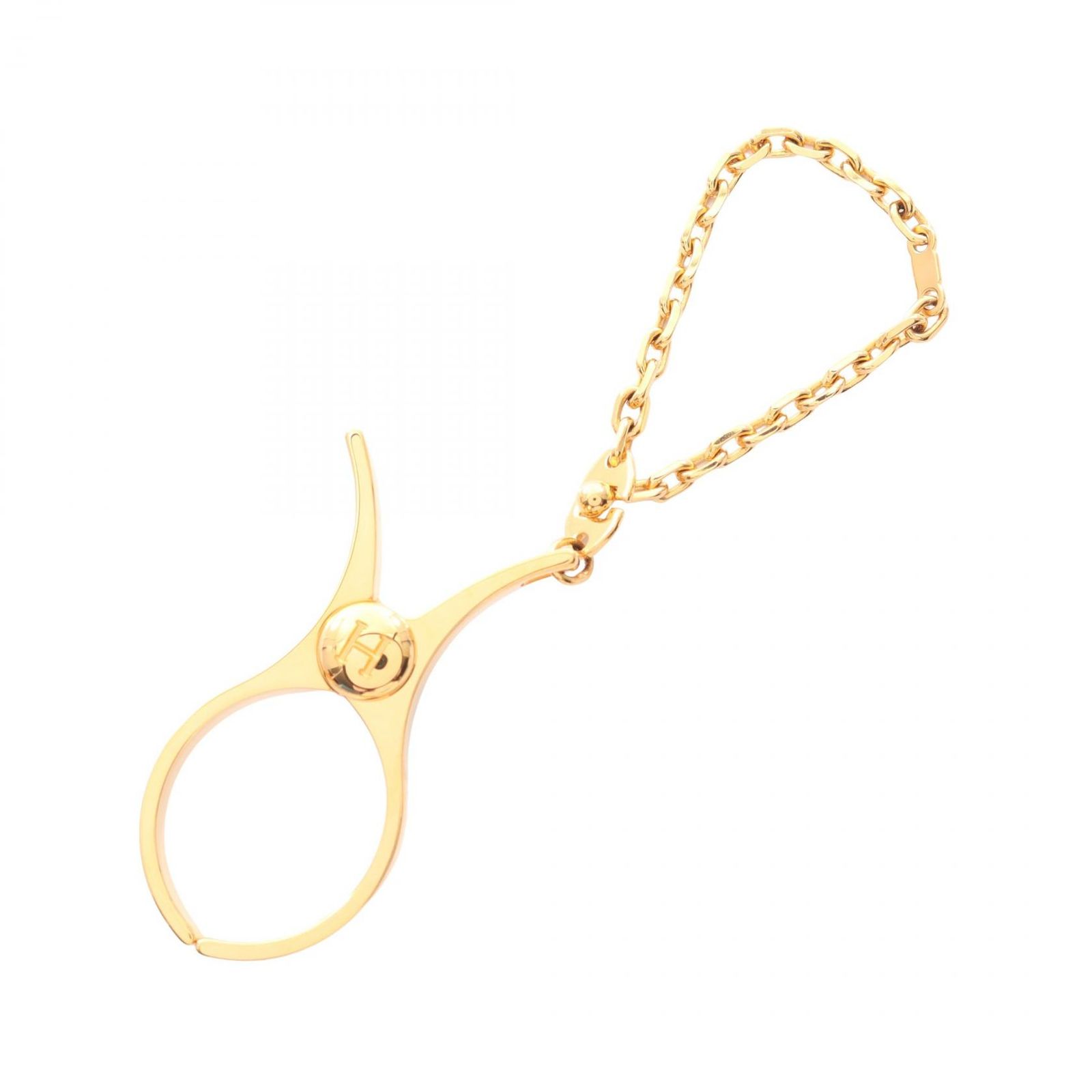 エルメス HERMES フィルー グローブホルダー ゴールド その他 グローブホルダーゴールド レディース Used A