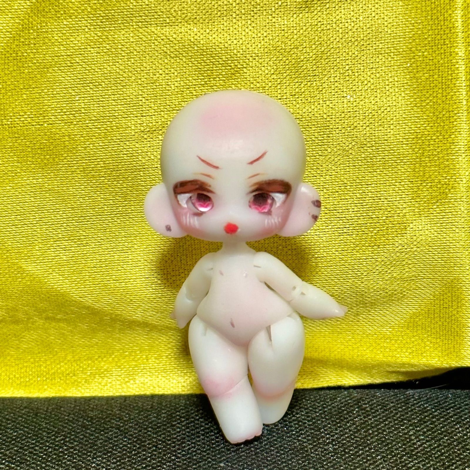 BJD 球体関節人形 子犬わたあめ ドール 素体 ボディ 5cm - 人形