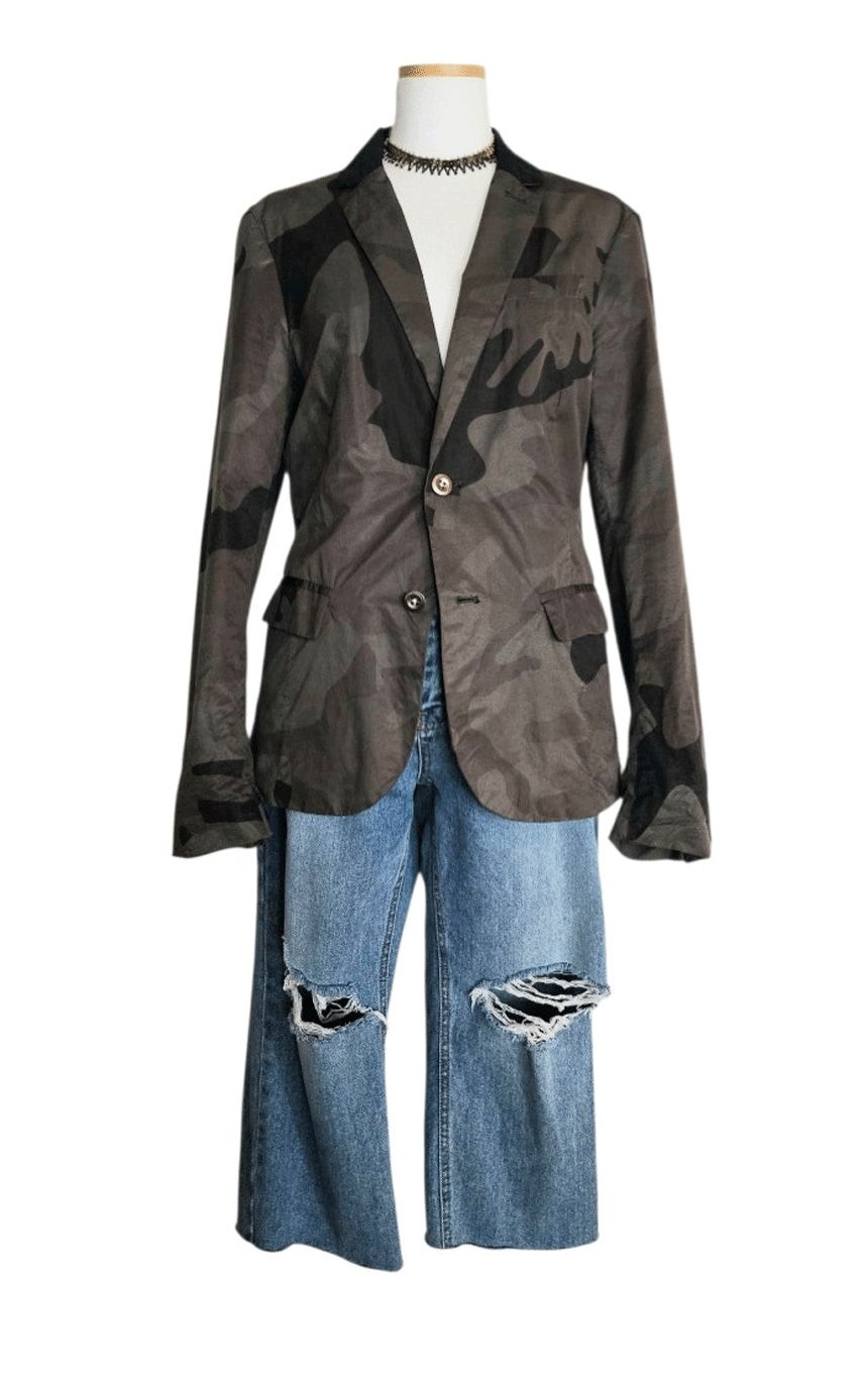 DIESEL ディーゼル 迷彩 シングル ジャケット