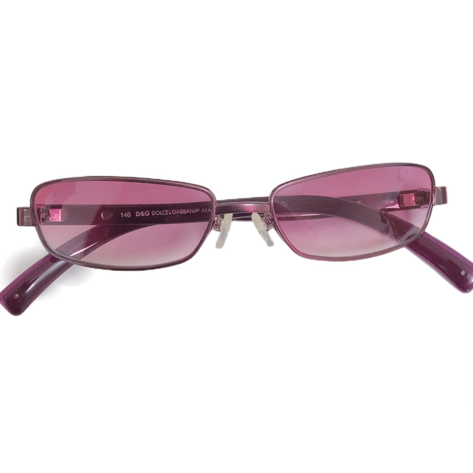 【大人気】DOLCE&GABBANA ピンク系　サングラス　良品　ドルガバ 大人気】DOLCE&GABBANA ピンク系 サングラス 良品 ドルガバ
