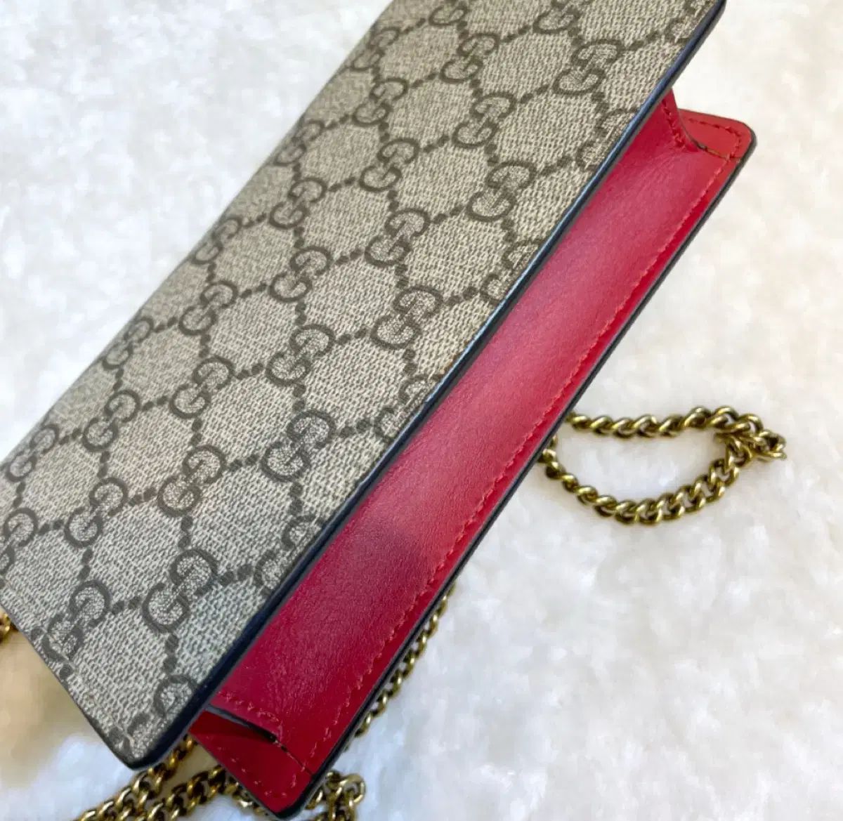 GUCCI●レディースチェインクロスバック 楽天市場】グッチ バッグ レディース キャンバス GGマーモント