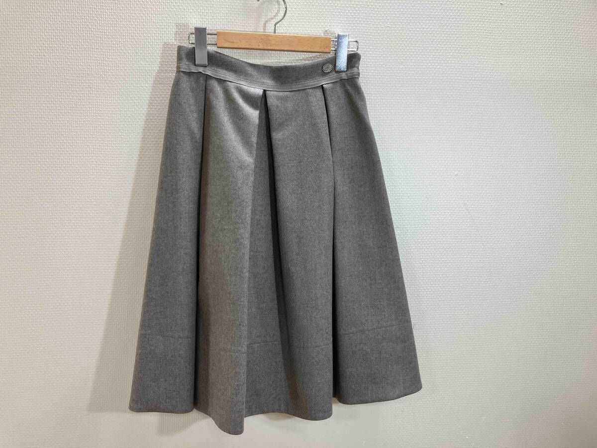 foxey 36318 ウールプリーツスカート ベージュ スカート 38